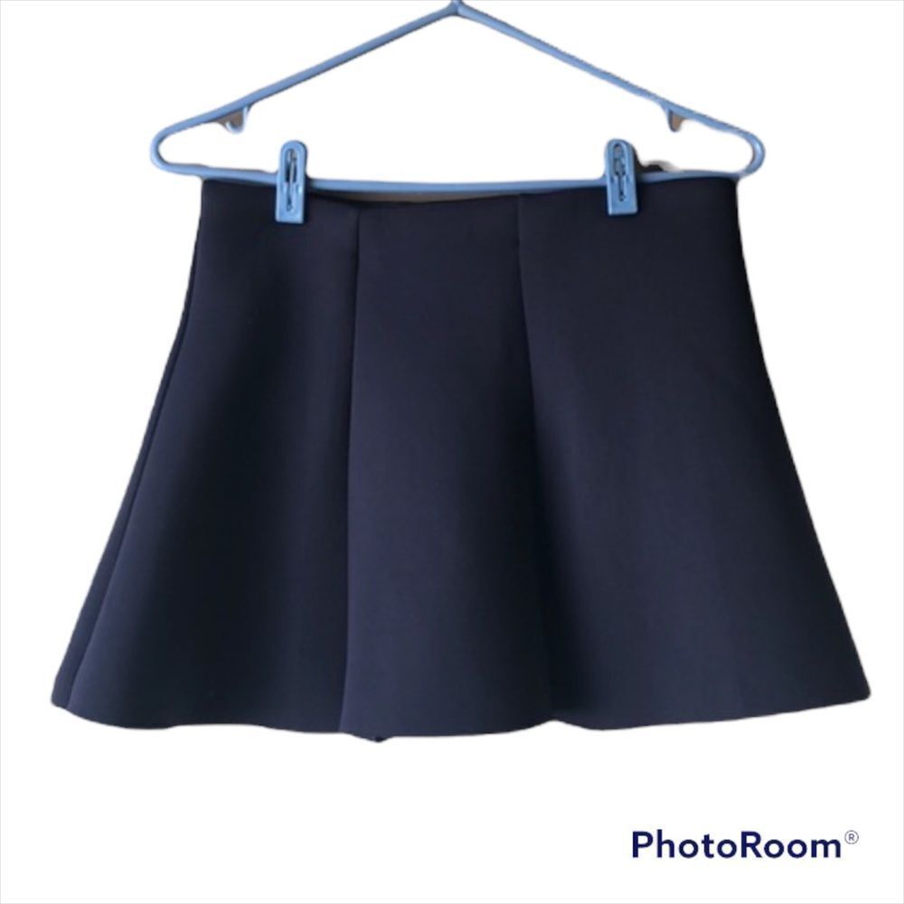 𝅺forever 21 Navy Blue Flared Mini Skirt M